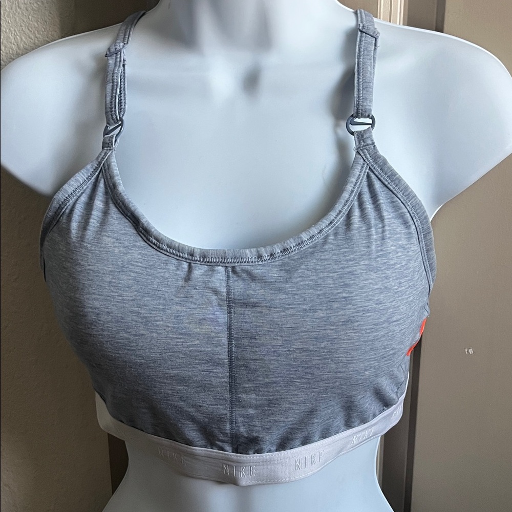 Nike Women's Heather Gray Sports Bra
